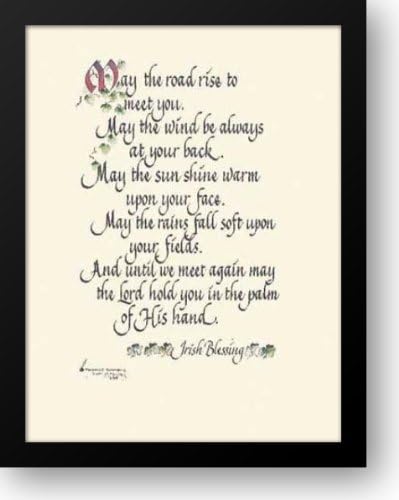 Irish Blessing 12x14 Framed Art Print