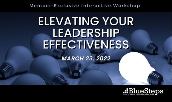 Workshop: Elevating Your Leadership Effectiveness