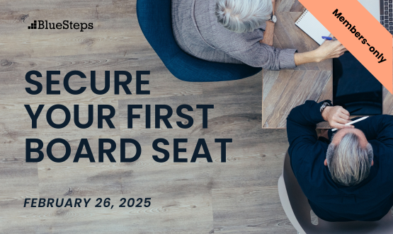 Secure Your First Board Seat