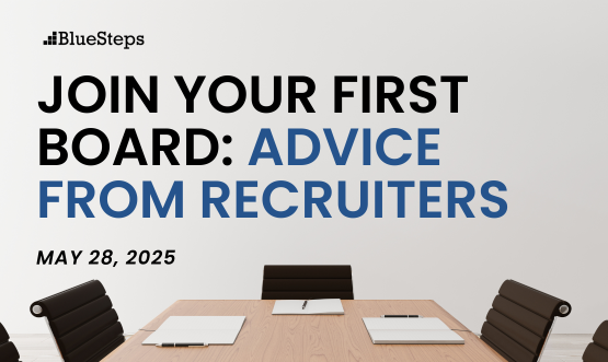 Join Your First Board: Advice from Recruiters
