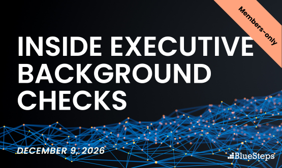 Inside Executive Background Checks