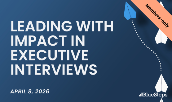 Leading with Impact in Executive Interviews